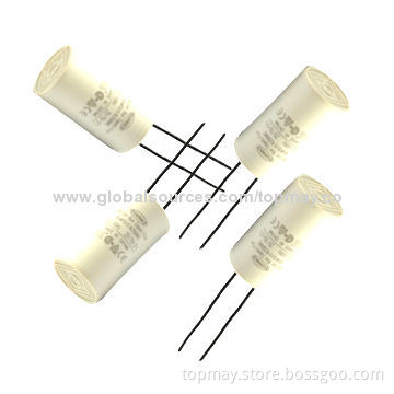 Polypropylene Film Capacitor, 250 to 500V AC Rated Voltages and 8 to 100μF Capacitance Range